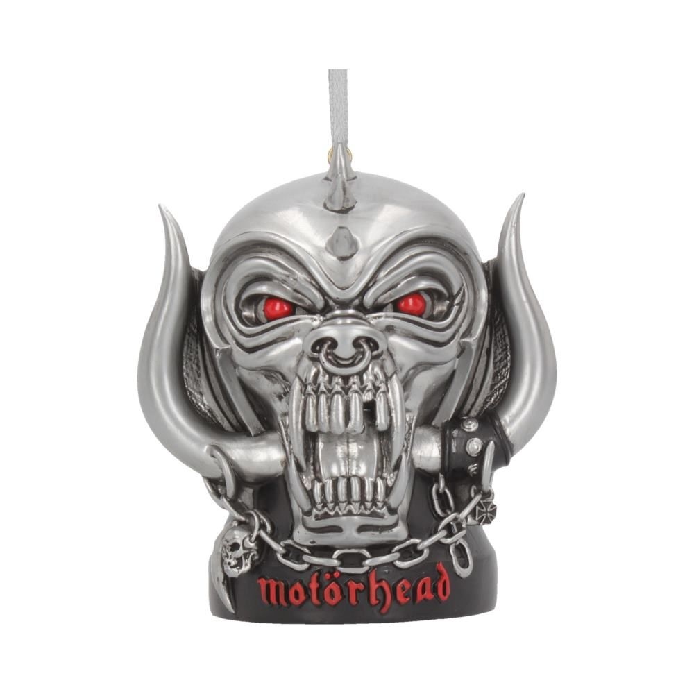 Nemesis Now Motorhead - Warpig Hanging Ornament Weihnachtskugel - Silberfarben